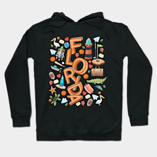 Florida Color Doodle Hoodie